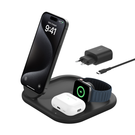 Station de recharge 3 en 1 (à induction) - BELKIN